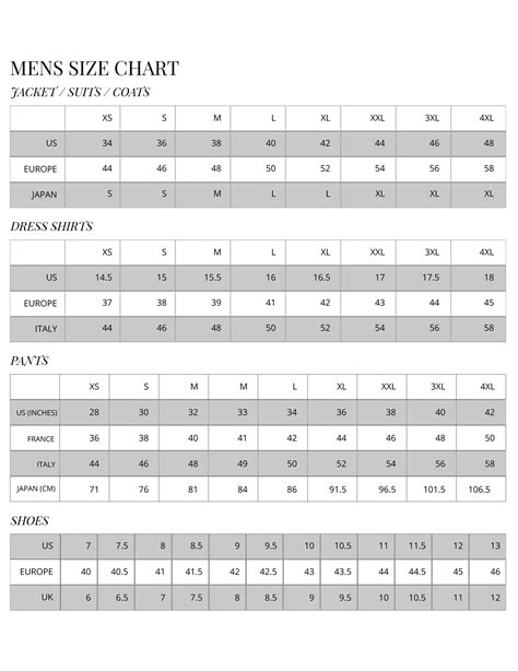 size 45 dior|Dior size chart.